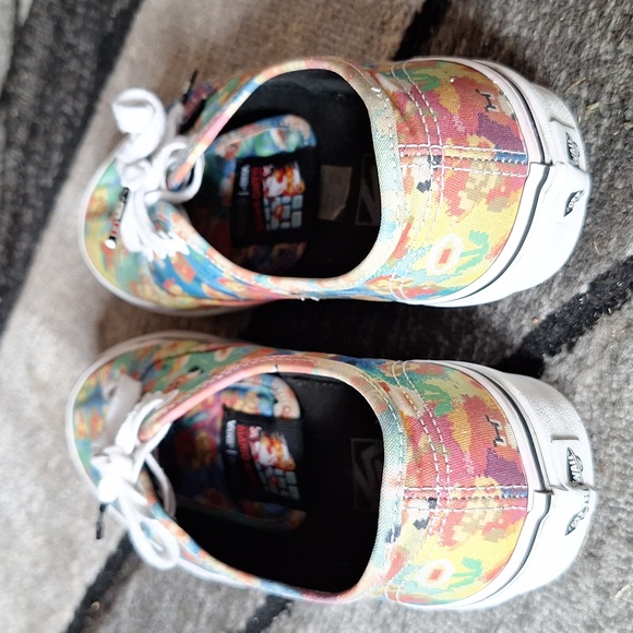 Rare super mario bros game over nintendo vans size 7.5 womens - Picture 6 of 8